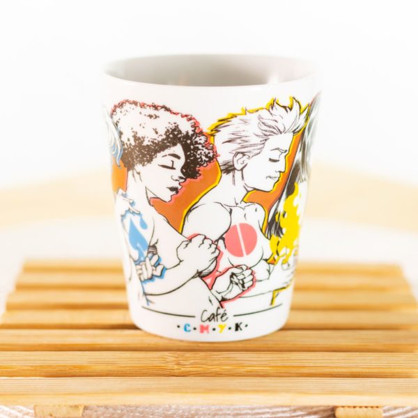 Caneca de porcelana decorada, 290 ml, xícara, café, chá - CMYK mulheres de lado - Image 2